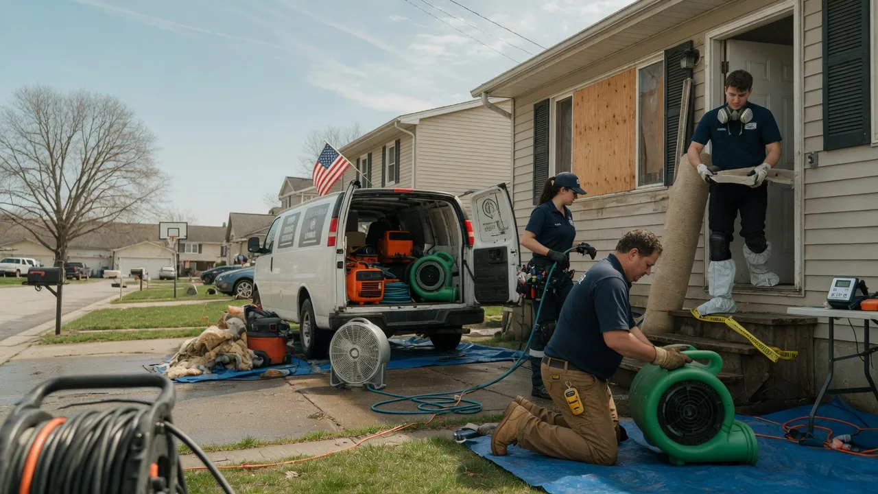 Water Damage Restoration in Lebanon, WI near me
